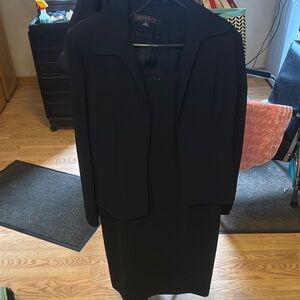 Anne Klein Classic Black Suit Set